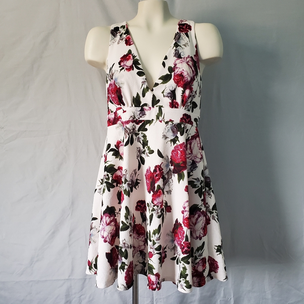 Charlotte russe rose summer dress size large